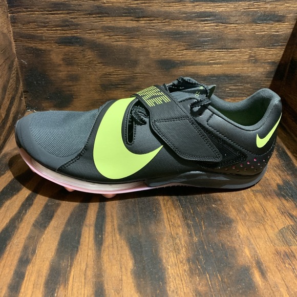 Nike Air Zoom LJ Elite Track & Field Shoes Spikes Black Men's Size 8.5 - Picture 1 of 11